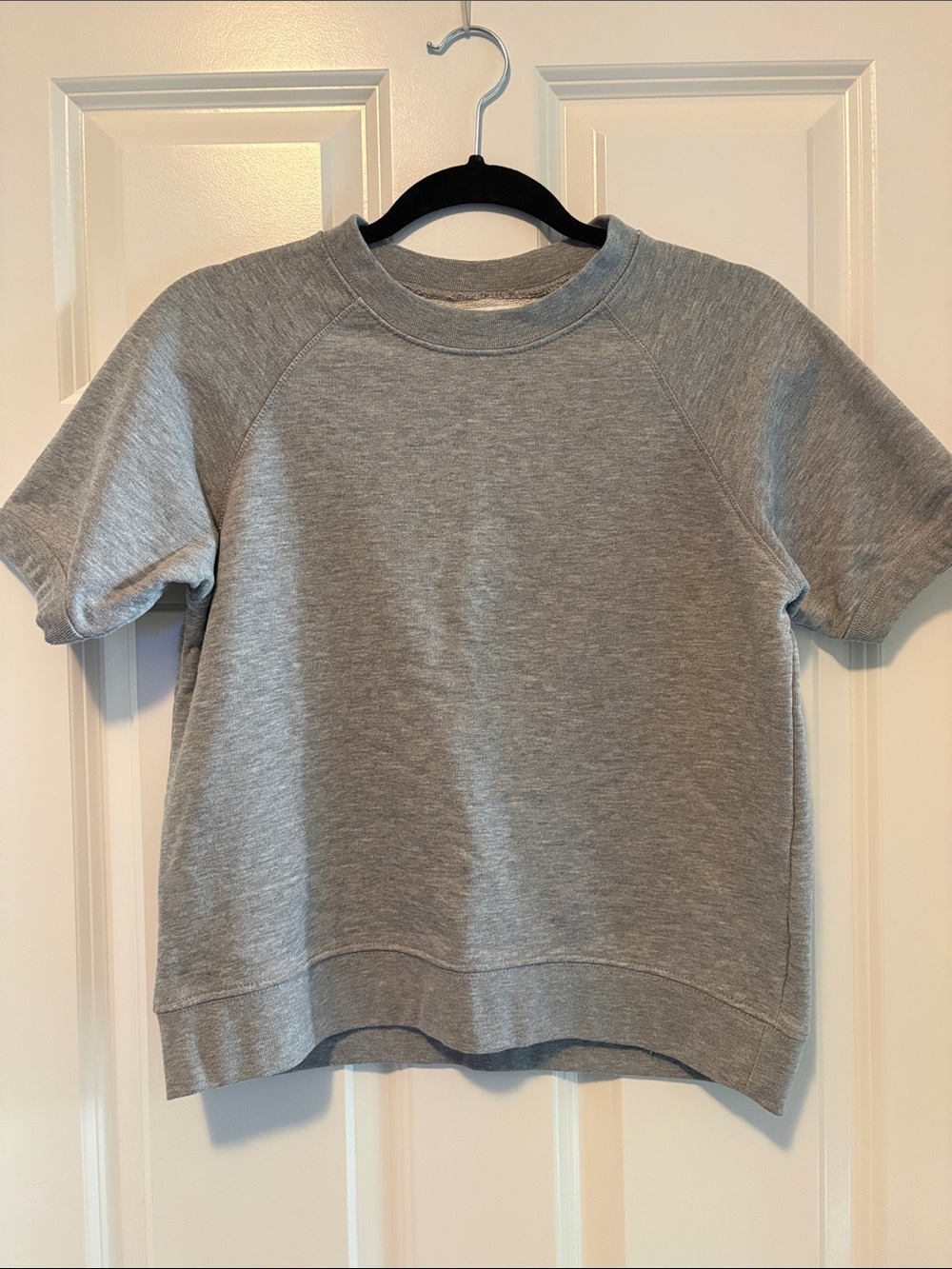 Sincerely Jules Gray Short-Sleeve Pullover Sweatshirt